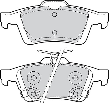 BRAKE PADS FORD C-MAX II KUGA II RR